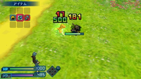 Image in-game du jeu Digimon World Re:Digitize sur Sony PSP