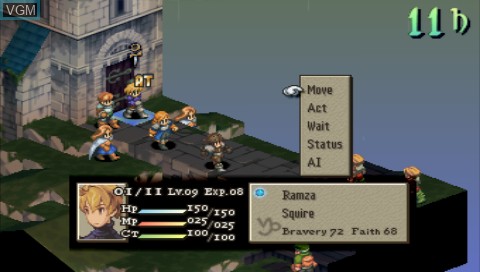 Image in-game du jeu Final Fantasy Tactics - The War of the Lions sur Sony PSP