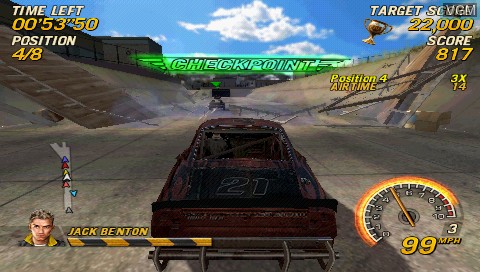 Image in-game du jeu FlatOut - Head On sur Sony PSP
