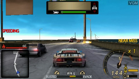 Image in-game du jeu Need for Speed Undercover sur Sony PSP