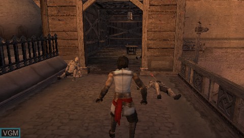 Image in-game du jeu Prince of Persia Rival Swords sur Sony PSP