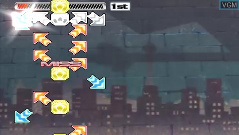 Image in-game du jeu Pump It Up Zero Portable sur Sony PSP