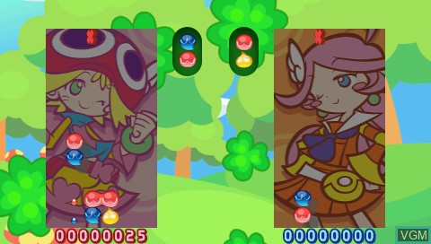 Image in-game du jeu Puyo Puyo! 15th Anniversary sur Sony PSP