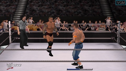 Image in-game du jeu WWE SmackDown vs. Raw 2011 sur Sony PSP