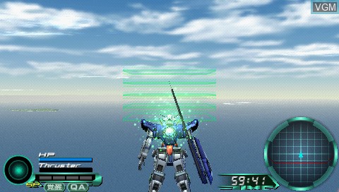 Image in-game du jeu Gundam Memories - Tatakai no Kioku sur Sony PSP