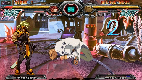 Image in-game du jeu Guilty Gear XX Accent Core Plus sur Sony PSP