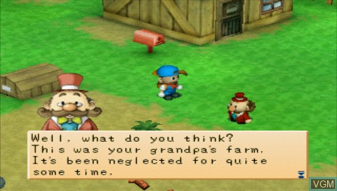 Image in-game du jeu Harvest Moon - Boy & Girl sur Sony PSP