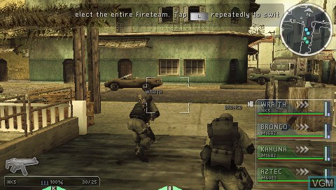 Image in-game du jeu SOCOM - U.S. Navy SEALs Tactical Strike sur Sony PSP