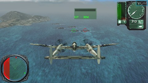Image in-game du jeu WWII - Battle Over The Pacific sur Sony PSP