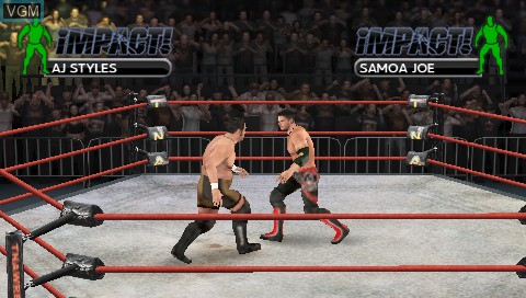 Image in-game du jeu TNA Impact - Cross the Line sur Sony PSP