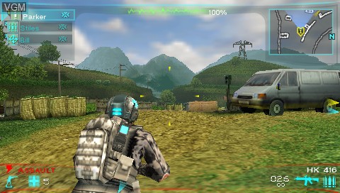 Image in-game du jeu Tom Clancy's Ghost Recon Predator sur Sony PSP