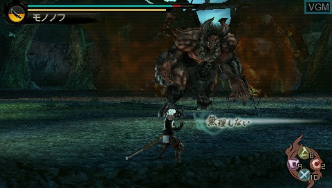 Image in-game du jeu Toukiden sur Sony PSP
