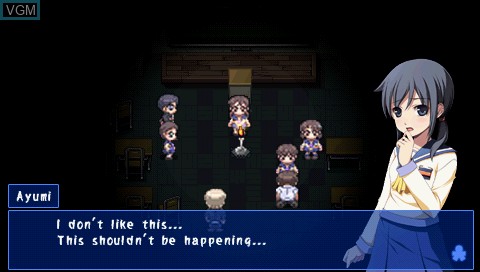 Image in-game du jeu Corpse Party sur Sony PSP