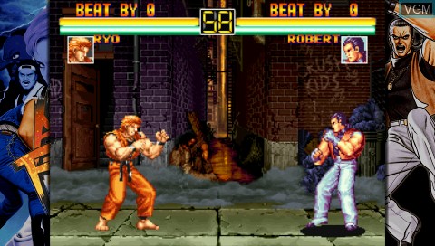 Image in-game du jeu Art of Fighting sur Sony PSP