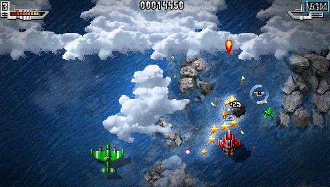 Image in-game du jeu Sky Force sur Sony PSP