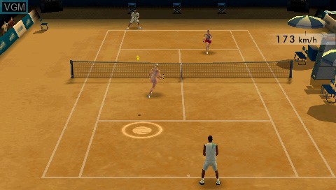 Image in-game du jeu Smash Court Tennis 3 sur Sony PSP