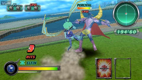 Image in-game du jeu Bakugan Battle Brawlers - Defenders of the Core sur Sony PSP