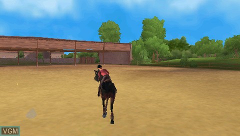 Image in-game du jeu Imagine Champion Rider sur Sony PSP