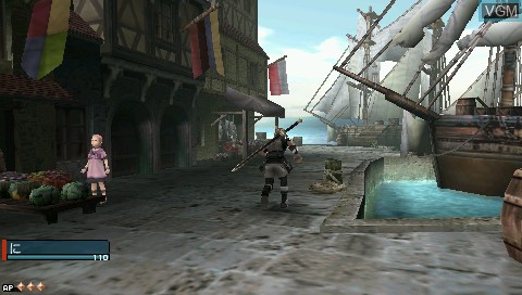Image in-game du jeu Frontier Gate sur Sony PSP