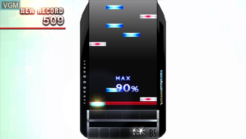 Image in-game du jeu DJ Max Portable - Black Square sur Sony PSP
