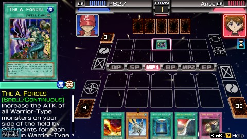 Image in-game du jeu Yu-Gi-Oh! 5D's Tag Force 4 sur Sony PSP