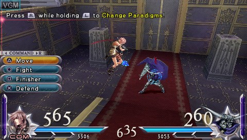 Image in-game du jeu Dissidia 012 Prologus - Final Fantasy sur Sony PSP