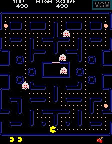 Image in-game du jeu Hangly Man sur PacMAME