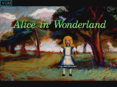 Image de l'ecran titre du jeu Alice in wonderland sur Philips CD-i