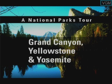 Image de l'ecran titre du jeu A National Parks Tour sur Philips CD-i