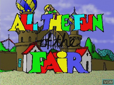 Image de l'ecran titre du jeu All the fun of the fair - engels voor kinderen sur Philips CD-i