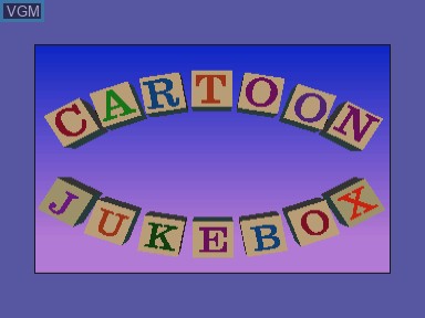 Image de l'ecran titre du jeu Cartoon Jukebox sur Philips CD-i