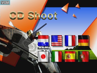 Image de l'ecran titre du jeu CD Shoot sur Philips CD-i