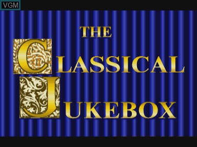Image de l'ecran titre du jeu Classical jukebox sur Philips CD-i