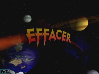 Image de l'ecran titre du jeu Effacer - hangman of the 25th century sur Philips CD-i