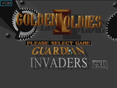 Image de l'ecran titre du jeu Golden Oldies I sur Philips CD-i