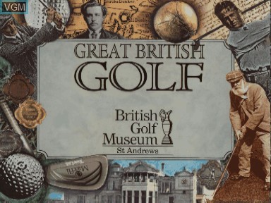Image de l'ecran titre du jeu Great british golf - middle ages - 1940 sur Philips CD-i