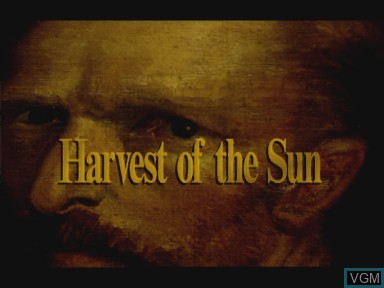Image de l'ecran titre du jeu Harvest of the sun - vincent van gogh revisited sur Philips CD-i