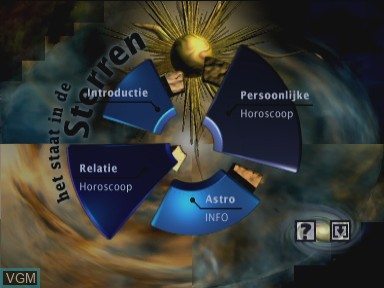 Image de l'ecran titre du jeu Het staat in de sterren sur Philips CD-i