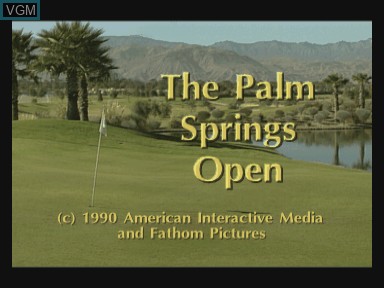 Image de l'ecran titre du jeu Palm springs open, the sur Philips CD-i