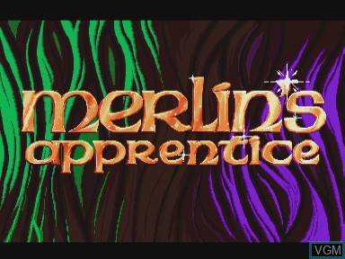 Image de l'ecran titre du jeu Merlin's apprentice sur Philips CD-i