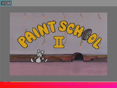 Image de l'ecran titre du jeu Paint School II sur Philips CD-i