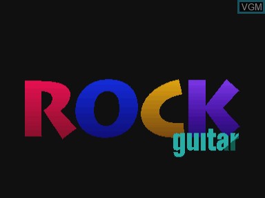 Image de l'ecran titre du jeu Private lesson series - rock guitar - a beginner's guide sur Philips CD-i