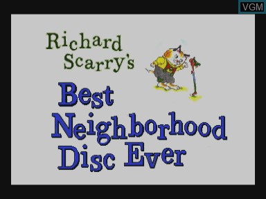 Image de l'ecran titre du jeu Richard scarry's best neighborhood disc ever! sur Philips CD-i