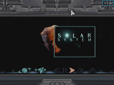 Image de l'ecran titre du jeu Solar system sur Philips CD-i