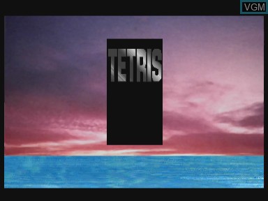 Image de l'ecran titre du jeu Tetris sur Philips CD-i