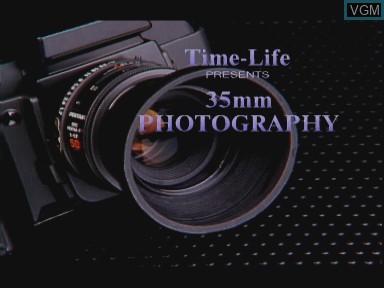 Image de l'ecran titre du jeu Time-life - 35mm photography sur Philips CD-i