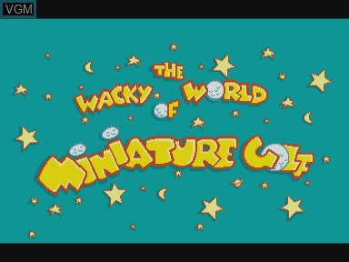 Image de l'ecran titre du jeu Wacky world of minature golf, the - with eugene levy sur Philips CD-i