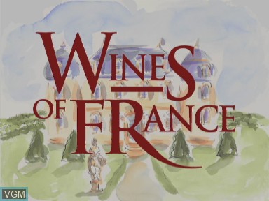Image de l'ecran titre du jeu Wines of france sur Philips CD-i