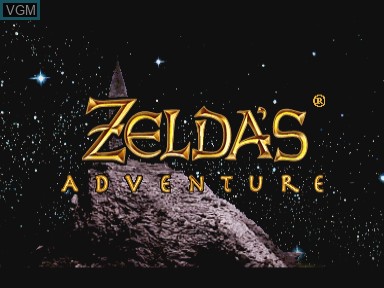 Image de l'ecran titre du jeu Zelda's adventure sur Philips CD-i