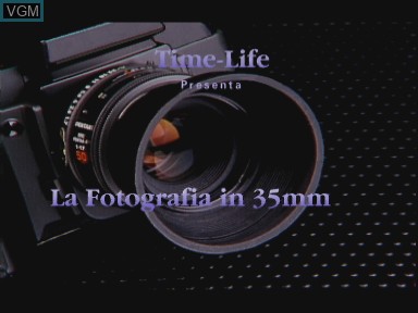 Image de l'ecran titre du jeu Time-life - la fotografia in 35 mm sur Philips CD-i